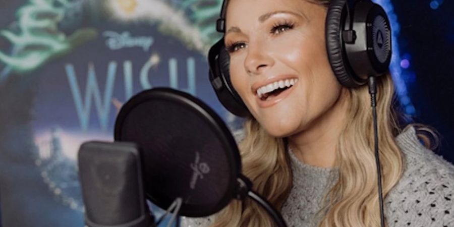 Helene Fischer bei den Aufnahmen ihres Songs für den Disney-Film «Wish».