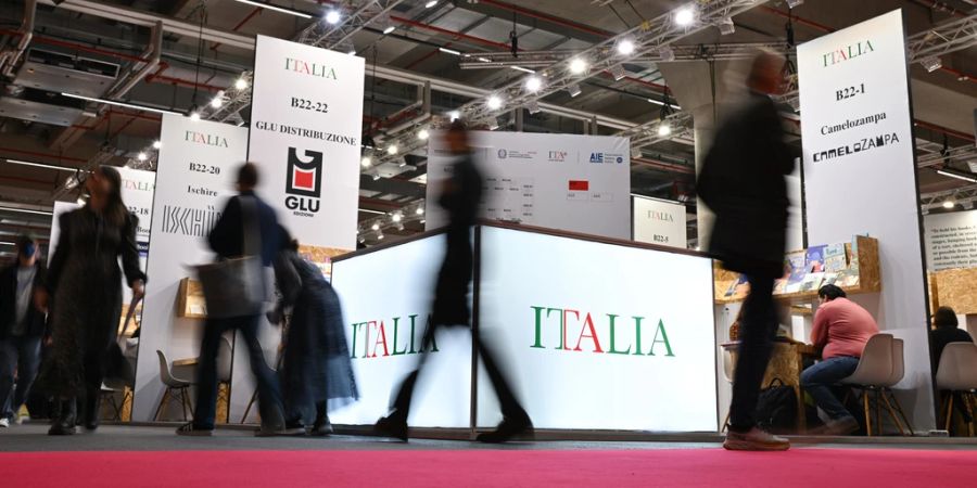 Buchmesse Stand von Italien