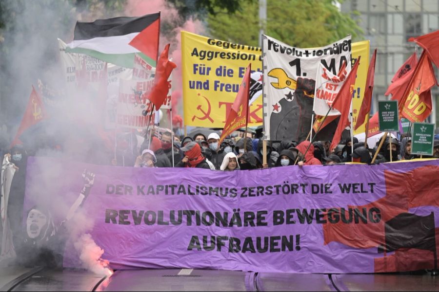 Zeitgleich zur «Trinationalen Demonstration» hätte in Basel eine illegale Gegendemonstration von Linksextremen stattfinden sollen. (Archivbild)