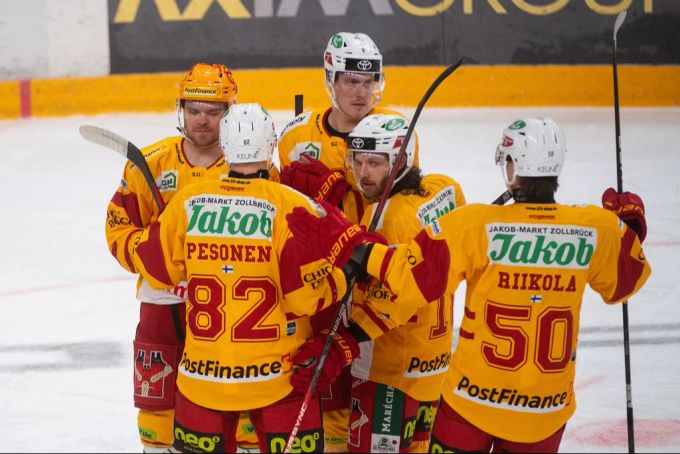 Langnauer Jubel in Lugano. Die Tigers holen in der National League die nächsten drei Punkte. National League