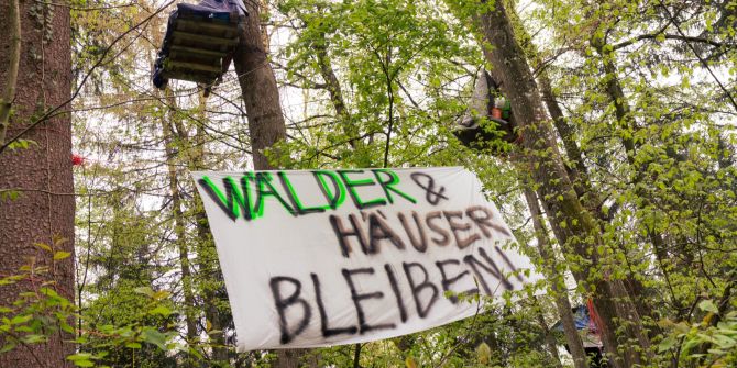 Klimastreik Wald Rümlang