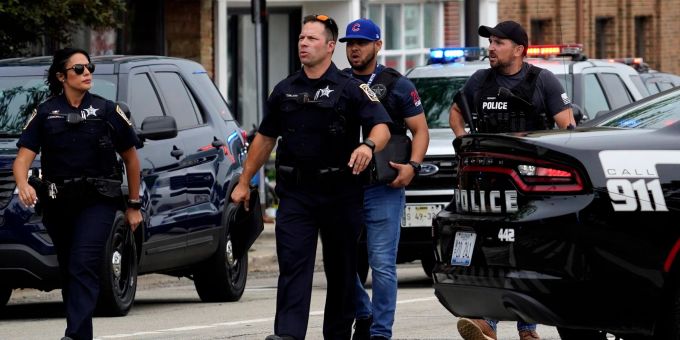 Polizeibeamte in Chicago. (Symbolbild) Polizeibeamte in Chicago. (Symbolbild)