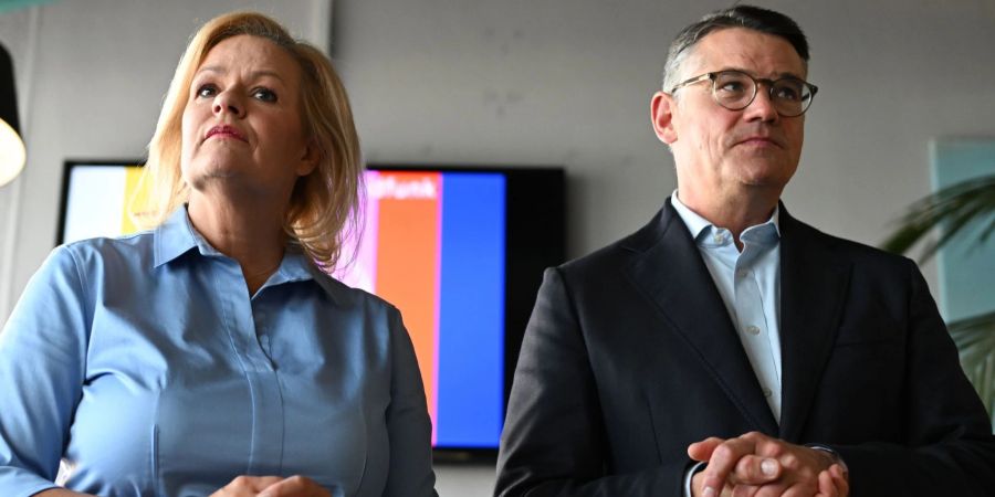 Nancy Faeser und Boris Rhein