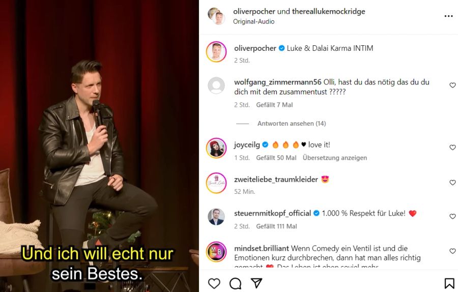 Oliver Pocher veräppelt mit seinem Auftritt als «Dalai Karma»  den angeblich neuen Lover von Amira.