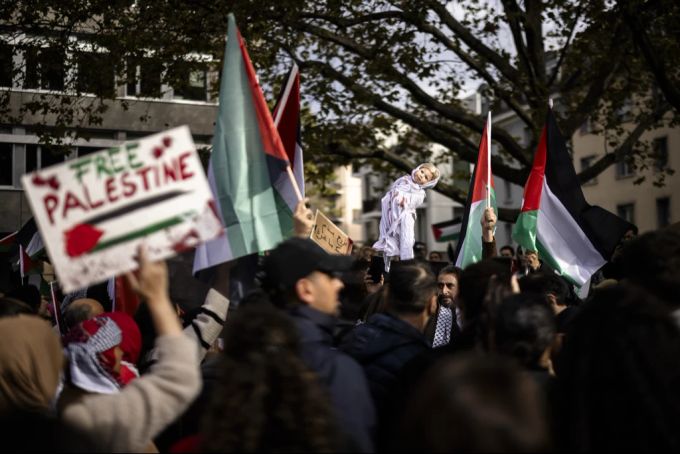 Am 28. Oktober wurde in Zürich unter anderem für Palästina protestiert. Israe
