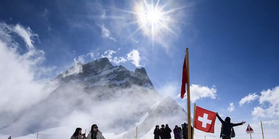 Im Januar und Februar besuchten 74'000 Gäste das Jungfraujoch.