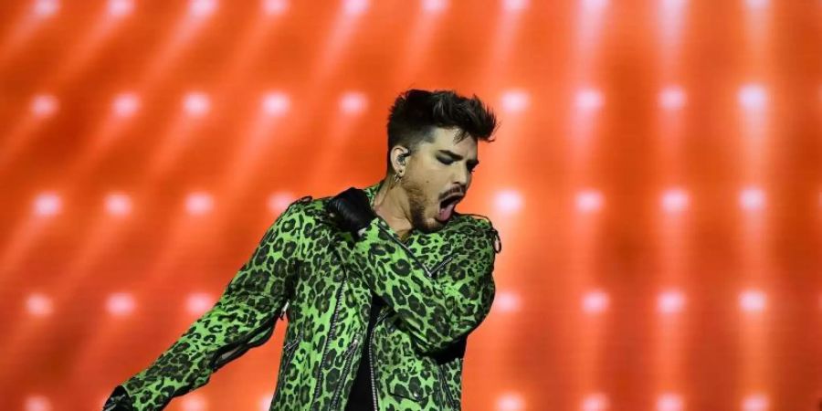 Adam Lambert ist auch als Frontmann der Rockband Queen unterwegs. Foto: Joel Carrett/AAP/dpa