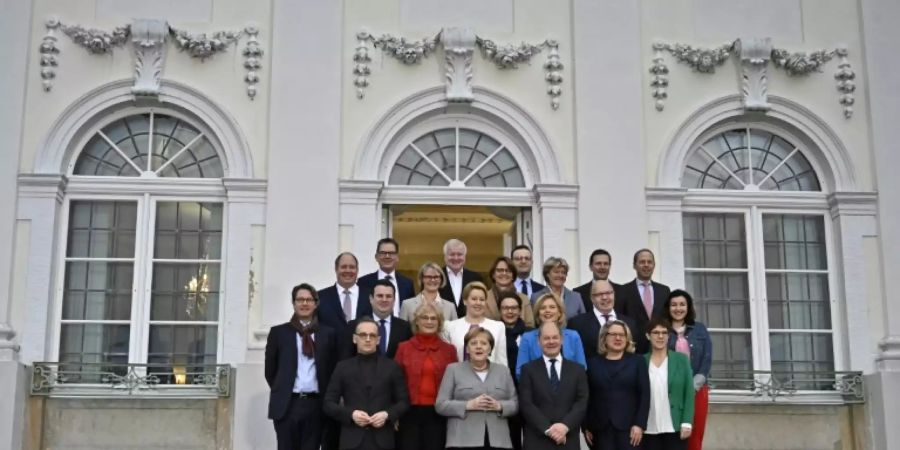 Groko-Kabinett in Schloss Meseberg