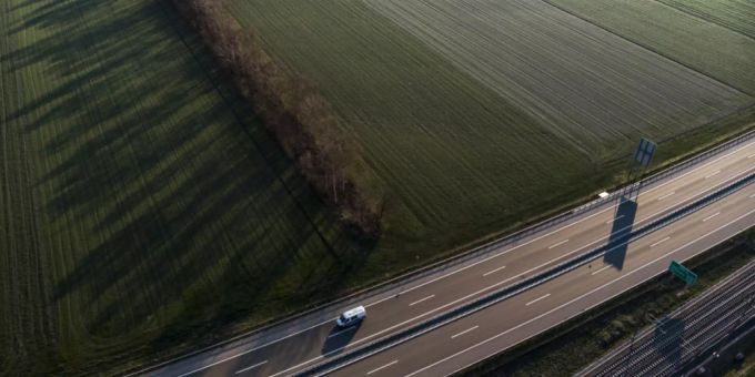 Blick auf die Autobahn A3 zur morgendlichen Hauptverkehrszeit Mitte dieser Woche. Blick auf die Autobahn A3 zur morgendlichen Hauptverkehrszeit Mitte dieser Woche.