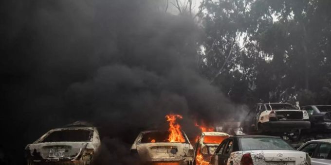 In Libyen war nach dem Sturz und der Tötung des langjährigen Machthabers Al-Gaddafi 2011 ein Bürgerkrieg ausgebrochen, an dem zahlreiche Milizen beteiligt sind. Foto: Amru Salahuddien/XinHua/dpa