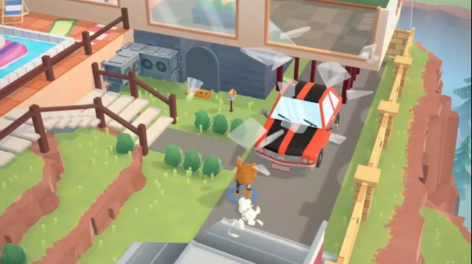 Ein Screenshot aus Moving Out. Moving Out