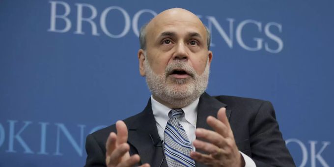 Der einstige Chef der US-Notenbank Fed, Ben Bernanke, erwartet einen gewaltigen Einbruch der US-Volkswirtschaft in diesem Jahr. (Archivbild) Wirtschaft