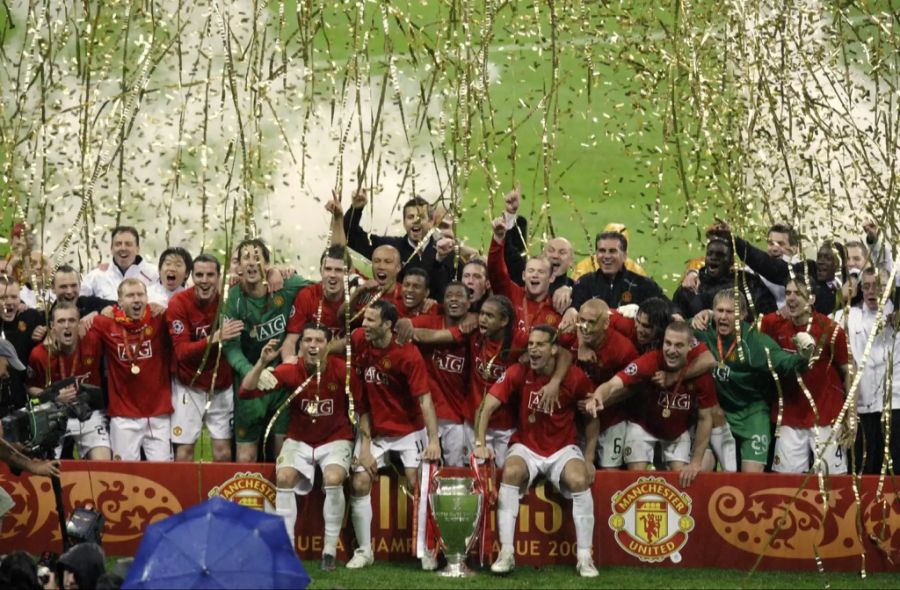 Mit den Red Devils gewann Wayne Rooney 2008 die Champions League.