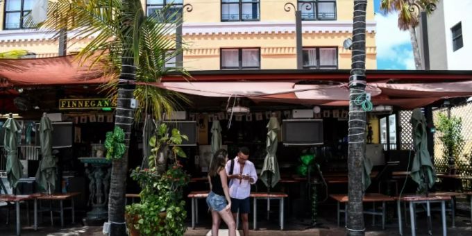 Ein geschlossenes Restaurant in Miami. daniel humm restaurants
