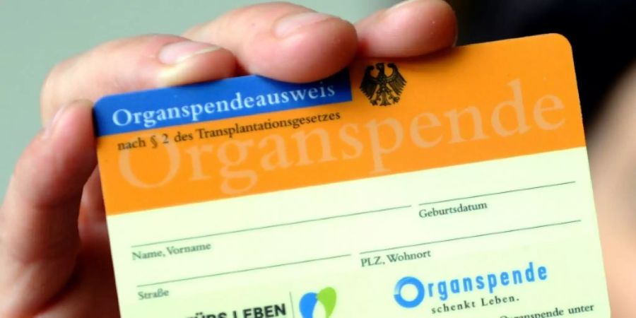 Organspendeausweis