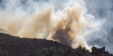 Waldbrand Tessin