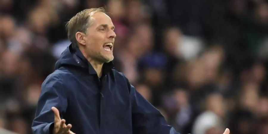 Trainer Thomas Tuchel setzte sich mit Paris Saint-Germain beim Drittligisten FC Pau durch. Foto: Michel Euler/AP/dpa