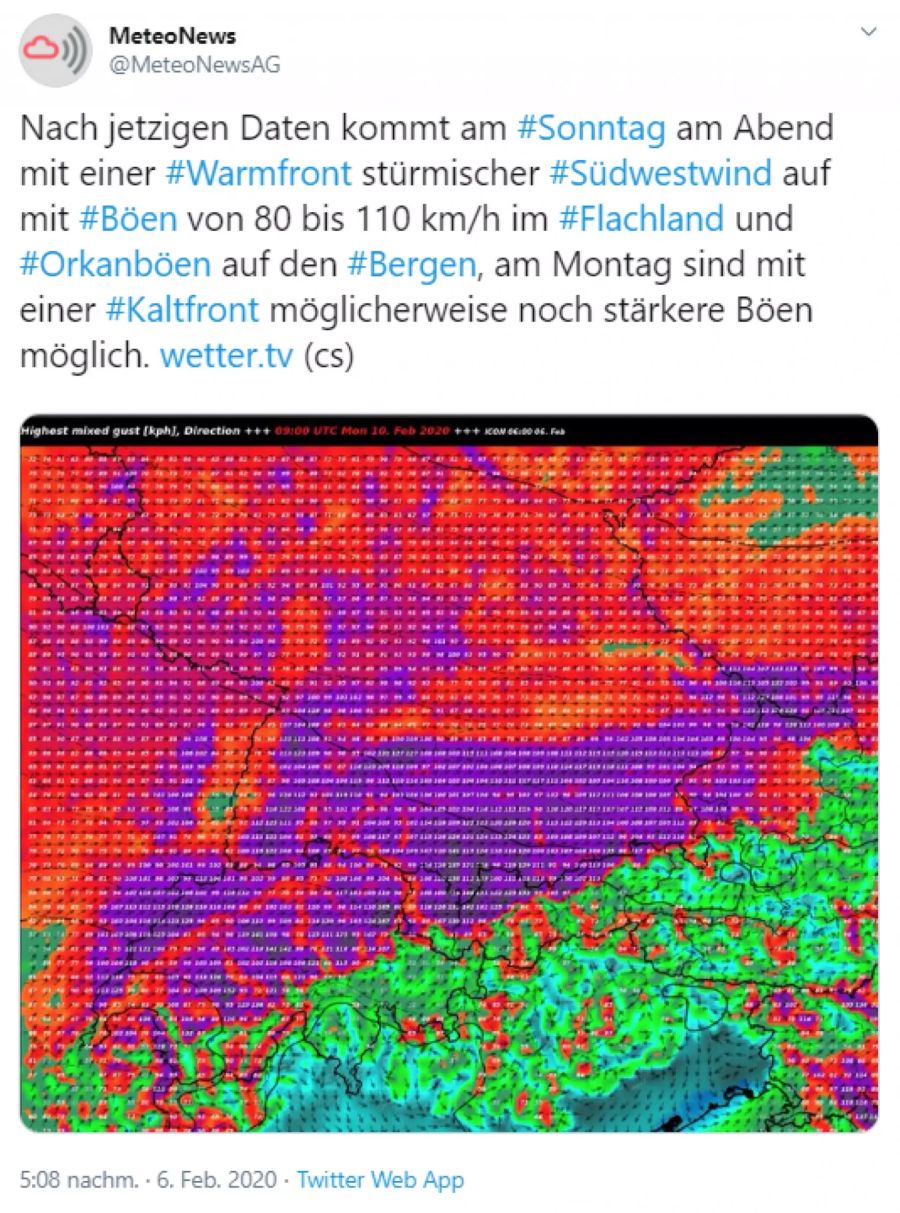 wetter sturm ruth