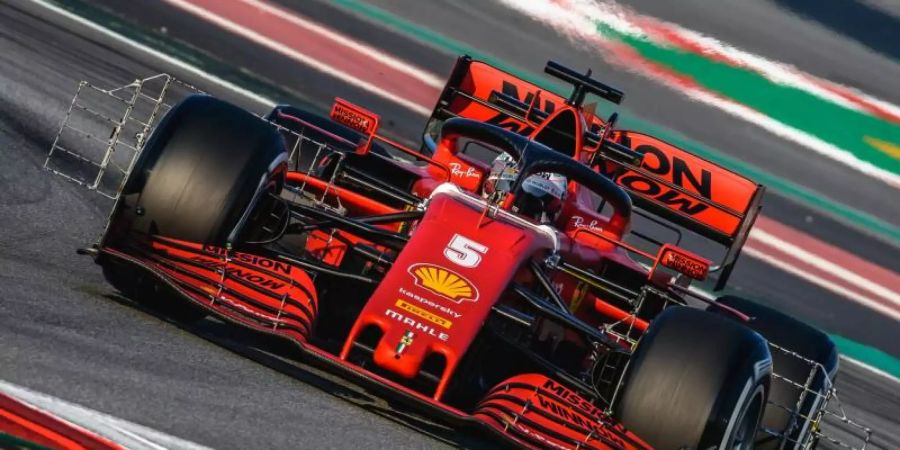 Sebastian Vettel erlitt bei den ersten Formel-1-Tests dieser Saison den nächsten Rückschlag. Foto: Matthias Oesterle/ZUMA Wire/dpa