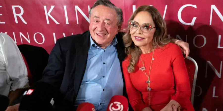 Richard Lugner mit Ornella Muti