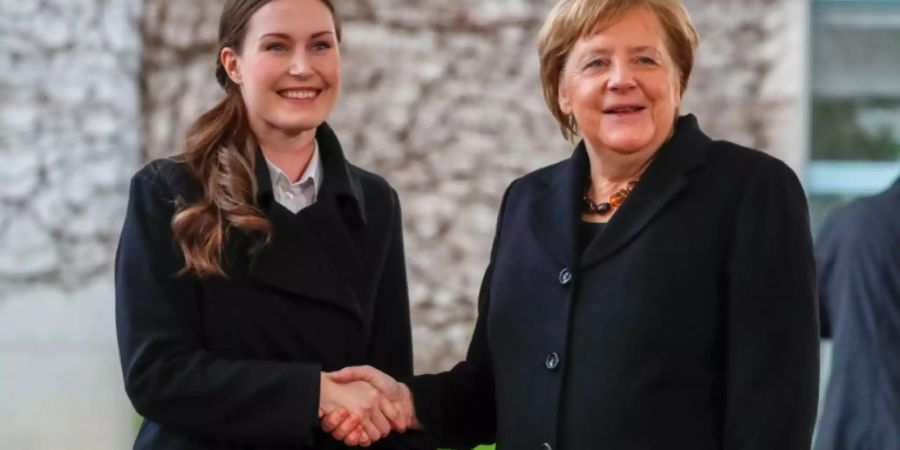 Zu Marin-Besuch Protest gegen Datteln 4