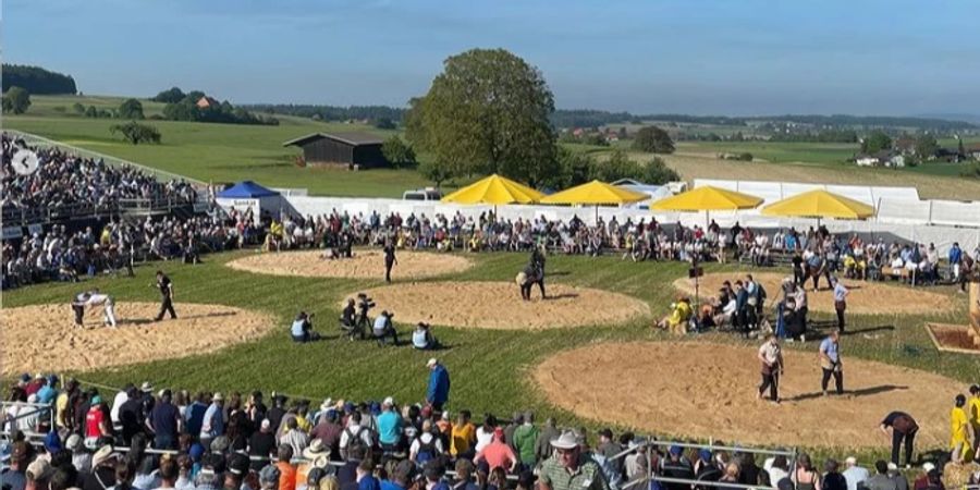 Schwingen Seeländisches Schwingfest 2022