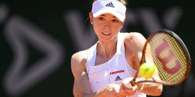 Simona Waltert überzeugt in Lausanne weiterhin. Woman's Tennis Association