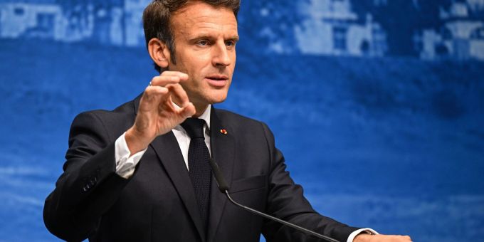 Frankreichs Präsident Emmanuel Macron. Frankreichs Präsident Emmanuel Macron.