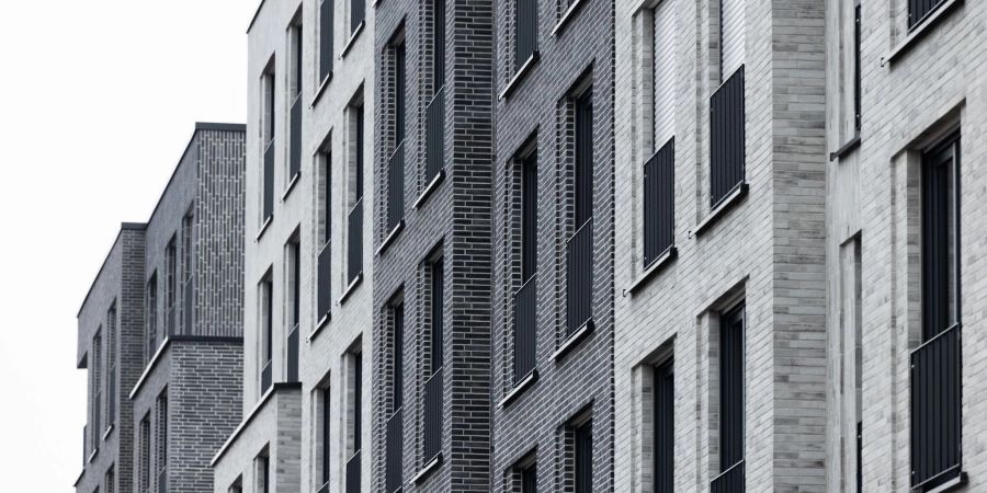 Neubauwohnungen, die nach dem KfW-Förderprogramm für Effizienzhäuser KfW55 der Kreditanstalt für Wiederaufbau entstanden sind.