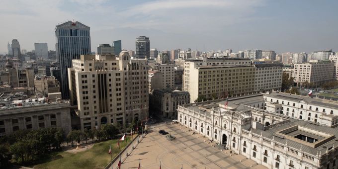 Der Palacio de la Moneda in Santiago de Chile. (Symbolbild) Santiago de Chile