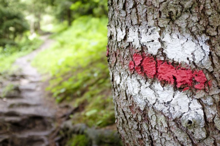 Bei Bergwanderwegen sieht das anders aus.