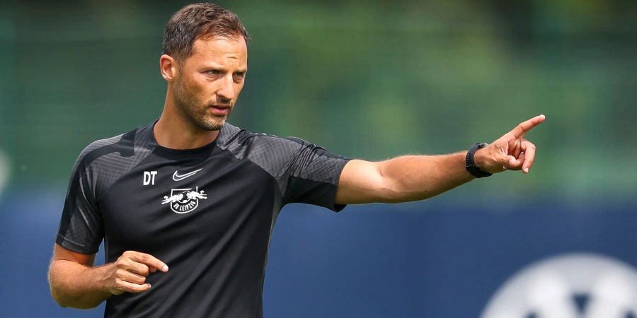 Nutzte das letzte Testspiel im Trainingslager um den gesamten Kader zu testen: RB Leipzigs Trainer Domenico Tedesco.