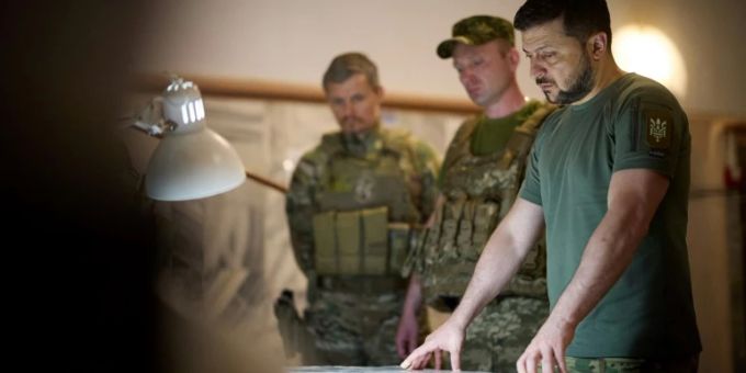 Der ukrainische Präsident Wolodymyr Selenskyj Der ukrainische Präsident Wolodymyr Selenskyj