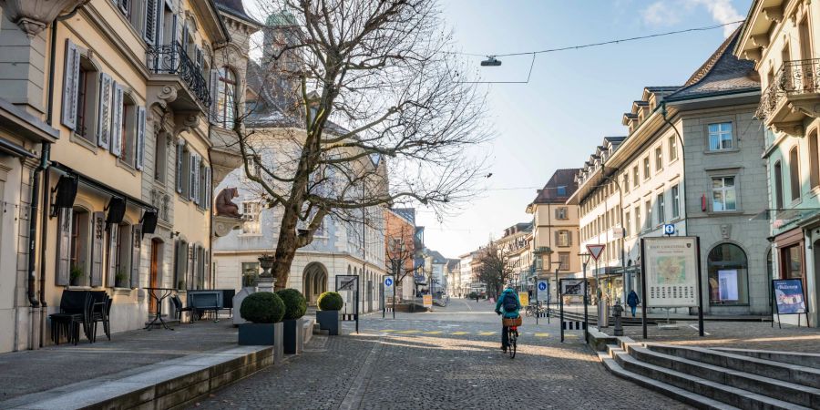 Die Marktgasse in Langenthal.