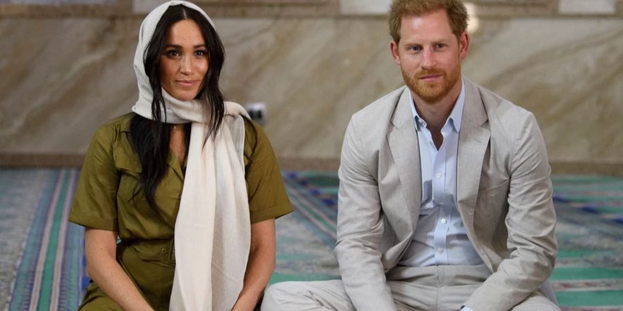 Meghan Markle und Prinz Harry während ihrer Afrika-Tour.