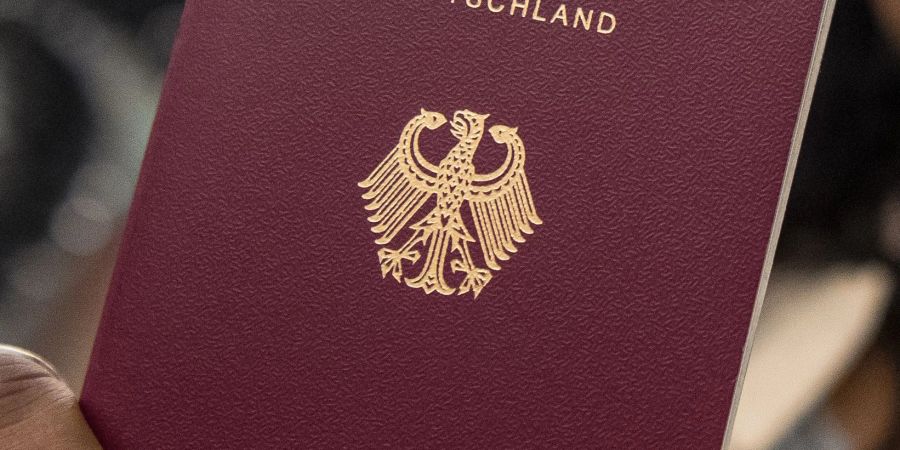 Ein Pass der Bundesrepublik Deutschland.