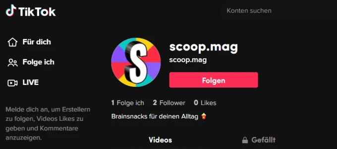 Coop Brainsnacks Magazin Tiktok