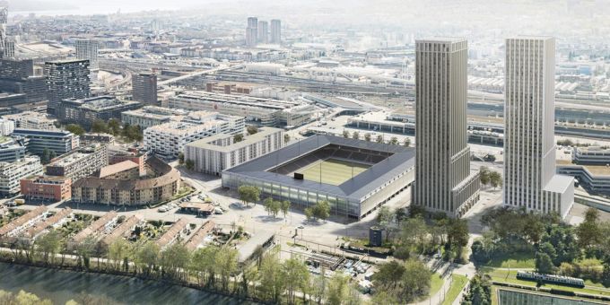 So soll es eines Tages aussehen: das neue Hardturm-Stadion. Hardturm stadion