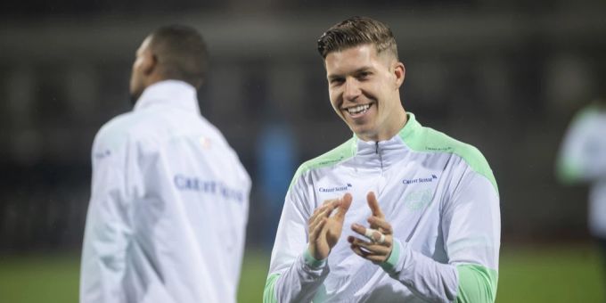 Cedric Itten im Training der Schweizer Nati. Cedric Itten
