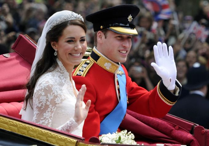 Hochzeit von Herzogin Kate und Prinz William am 29. April 2011. Catherine, duchess of Cambridge