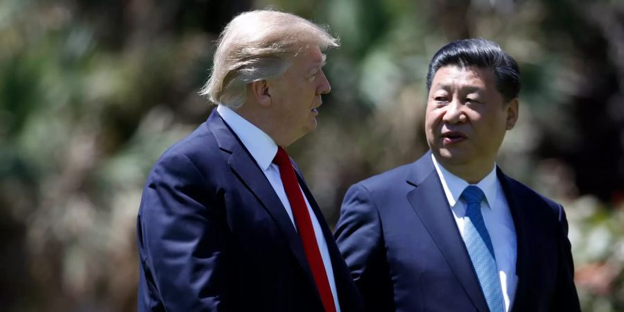 Donald Trump und Xi Jinping Handelsstreit