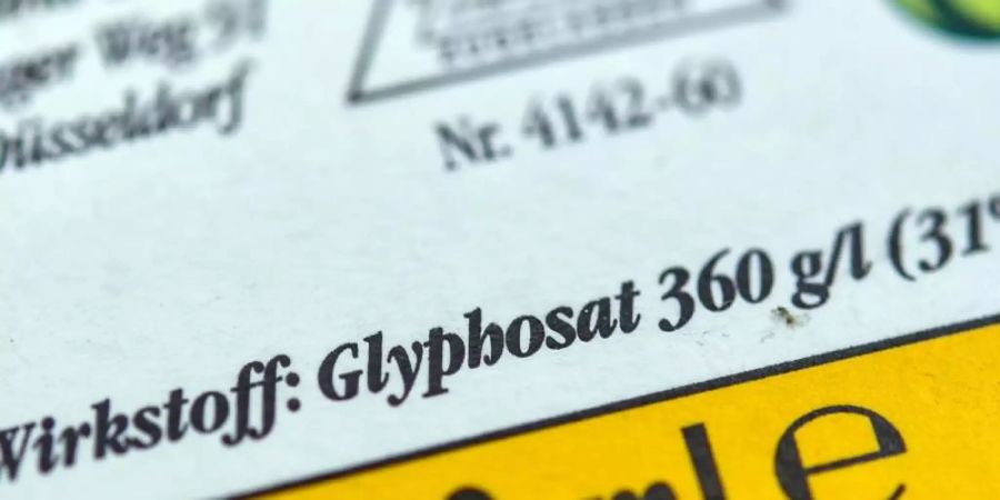 Glyphosat war 2017 in der EU nach monatelangem Streit für weitere fünf Jahre zugelassen worden. Foto: Patrick Pleul