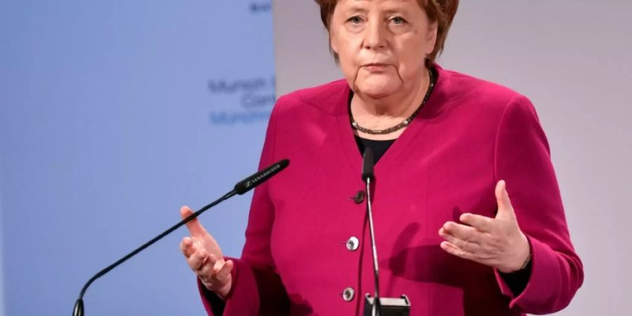 Merkel auf der Sicherheitskonferenz