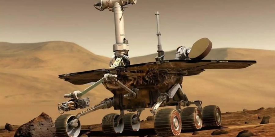 Am 10. Juni hatte «Opportunity» seine bislang letzte Nachricht geschickt. Foto: Nasa/EPA