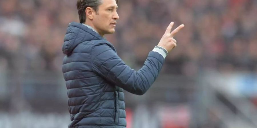 Blendet die fehlende Jobgarantie aus: Bayern-Coach Niko Kovac. Foto: Timm Schamberger