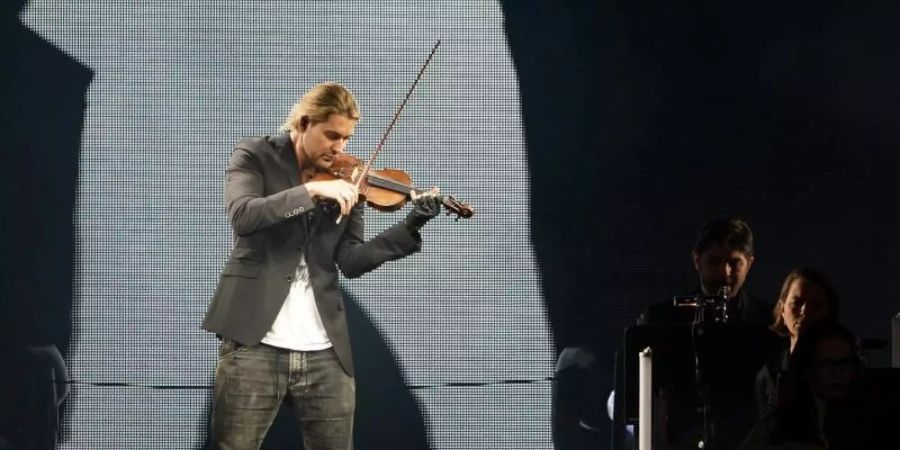 David Garrett beim Tourauftakt in Chemnitz. Foto: Peter Endig