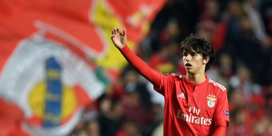 Erzielte drei Treffer gegen Eintracht Frankfurt: Benficas Joao Felix. Foto: Arne Dedert