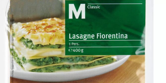 Lasagne Migros Lachs