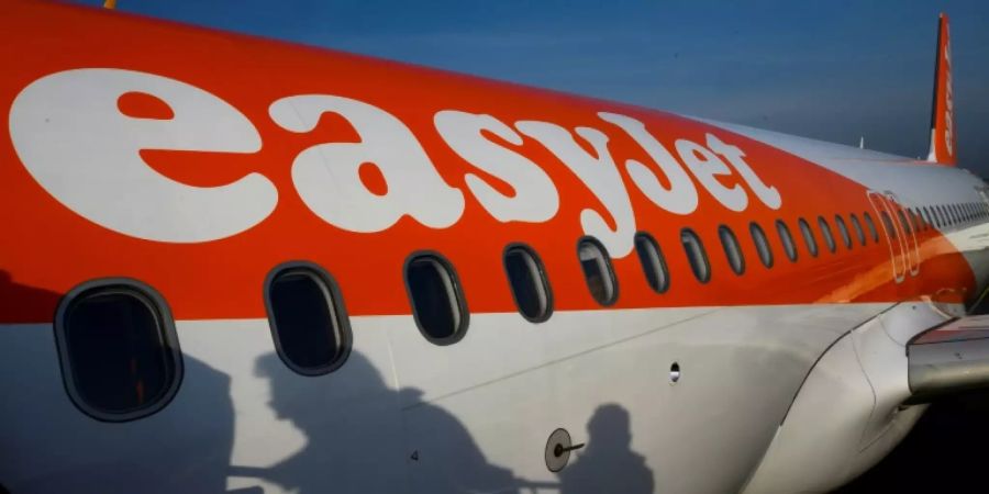 Maschine des Billigfliegers Easyjet auf dem Airport Tegel