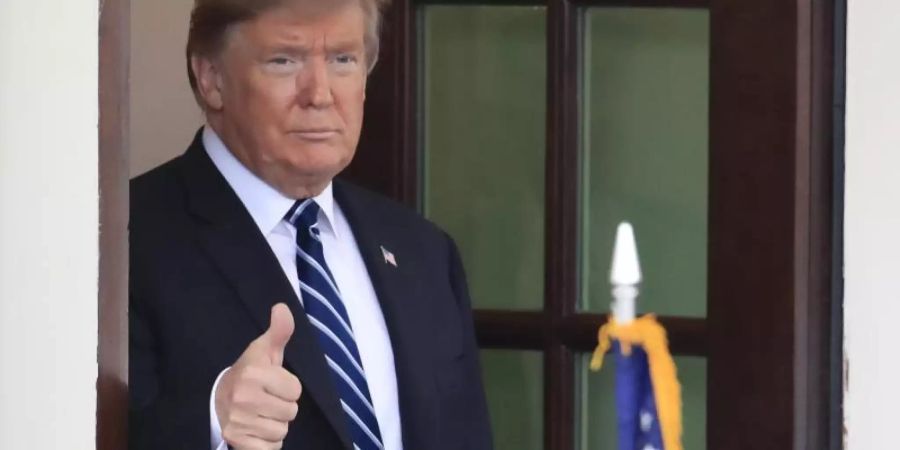 Trump hatte vergangene Woche den Nationalen Notstand an der Südgrenze der USA ausgerufen, um gegen den Willen des Kongresses den milliardenschweren Bau einer Grenzmauer finanzieren zu können. Foto: Manuel Balce Ceneta/AP